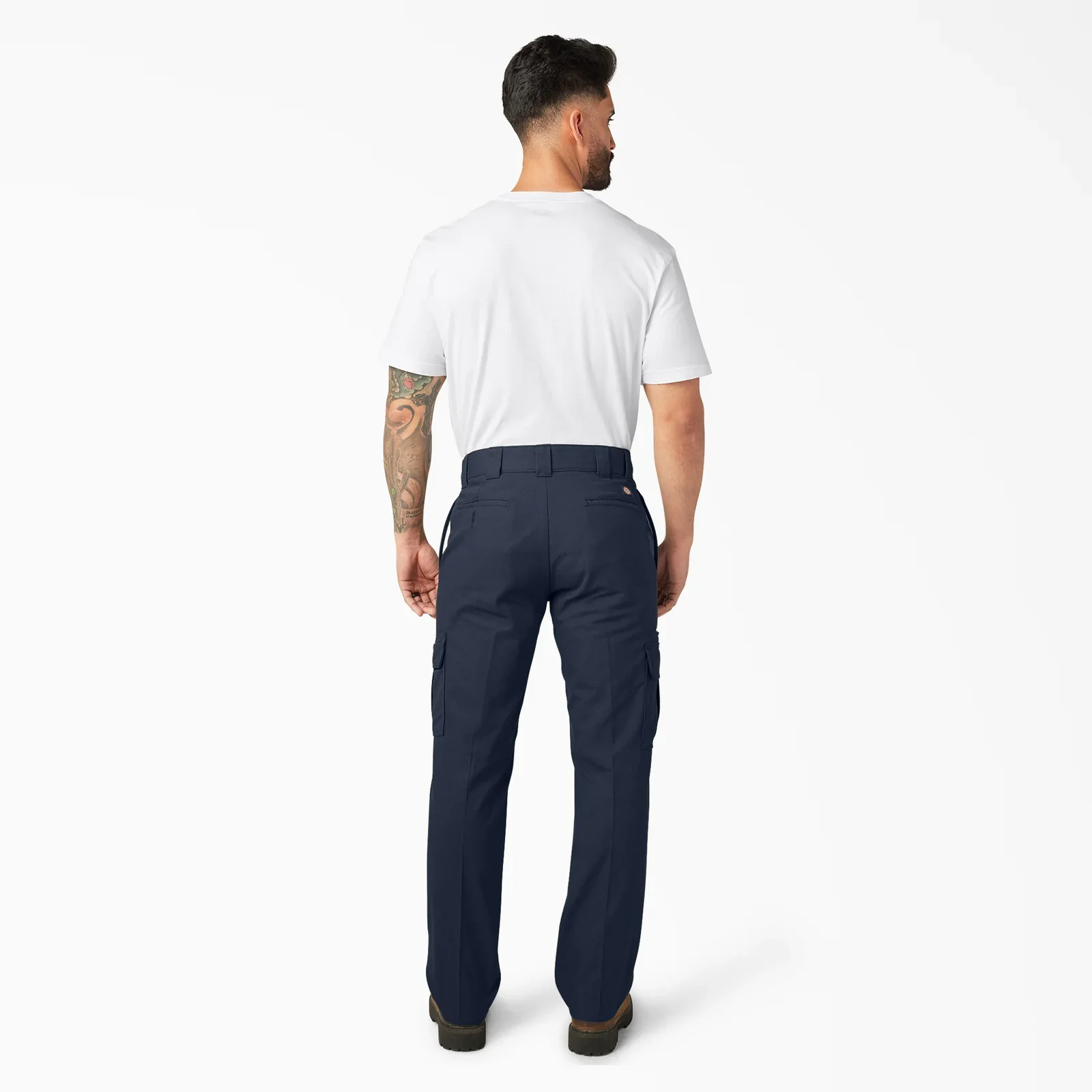 DICKIES- MENS TWILL CARGO PANT NAVY (WP595) - Image 3