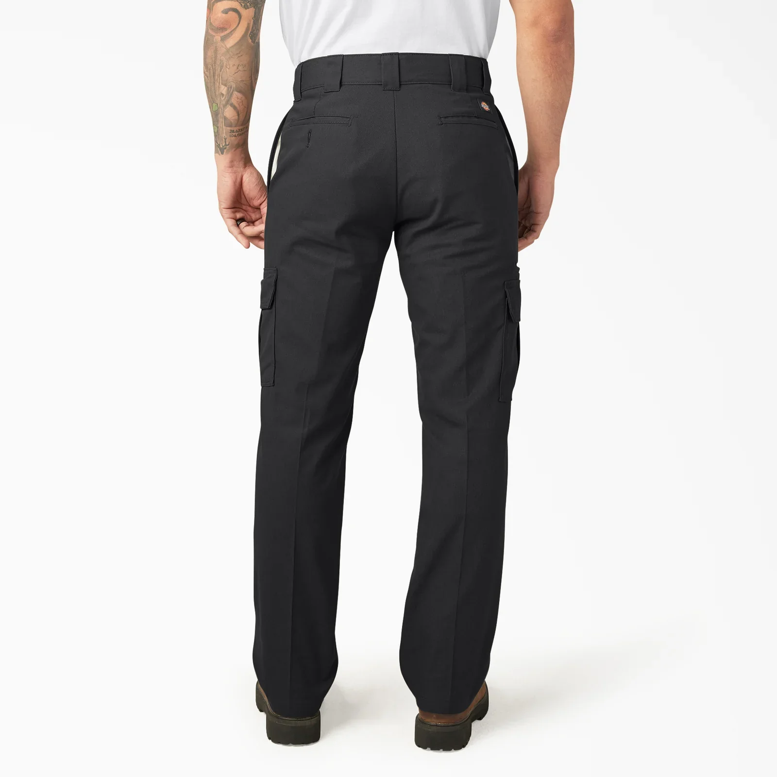 DICKIES- MENS TWILL CARGO PANT BLACK (WP595) - Image 4