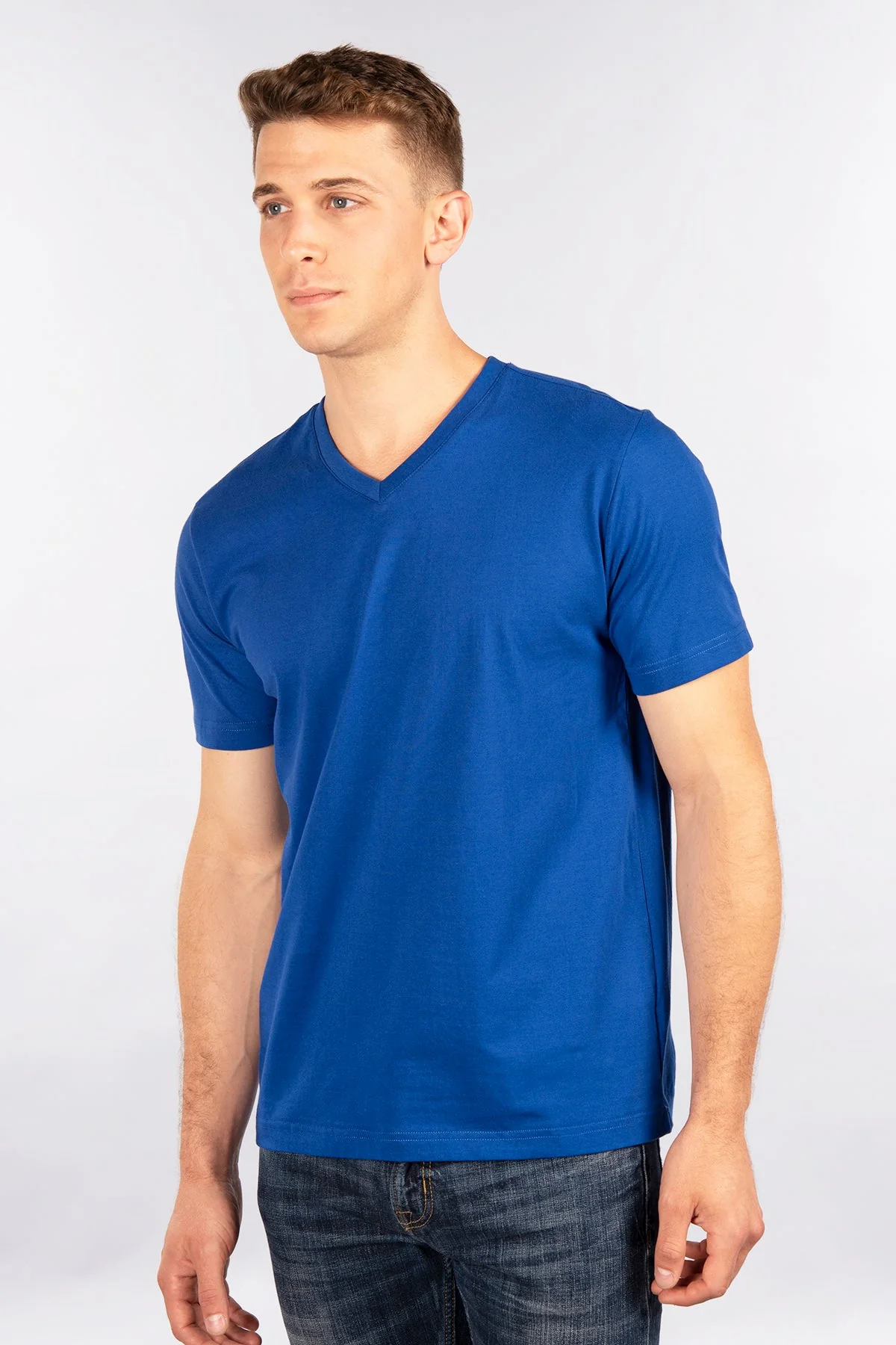 CityLab - Fitted T-Shirt, V Neck 0208V - Image 11