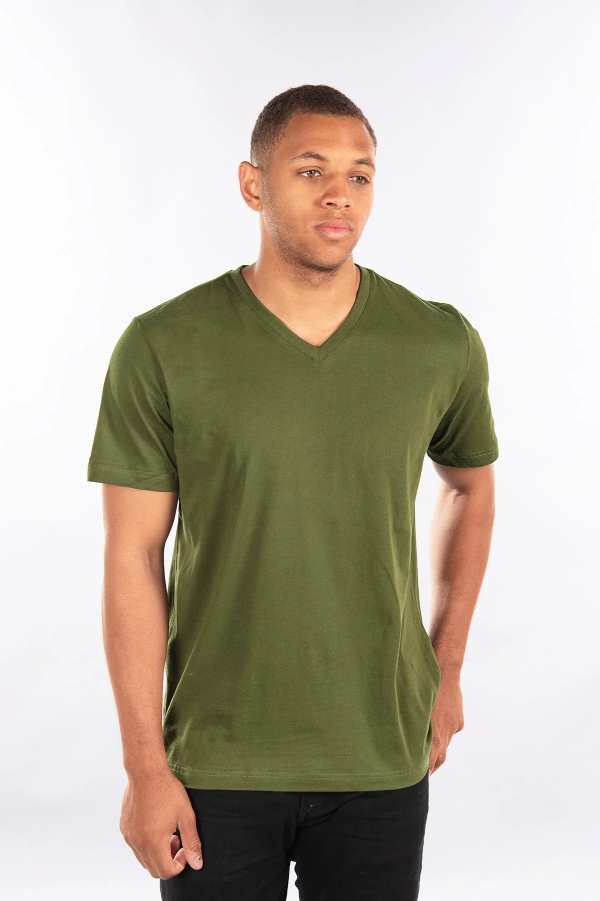 CityLab - Fitted T-Shirt, V Neck 0208V - Image 15