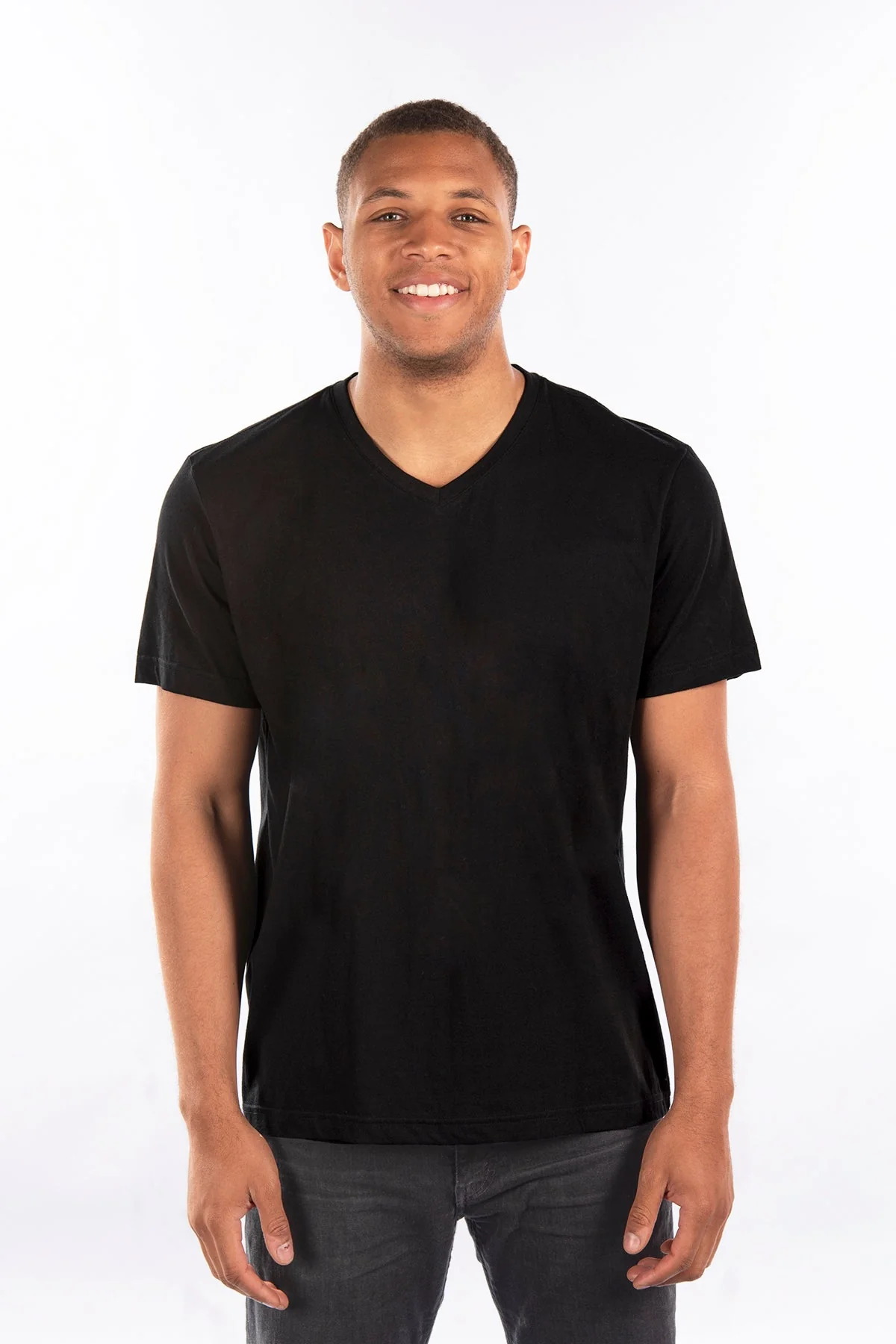 CityLab - Fitted T-Shirt, V Neck 0208V - Image 3