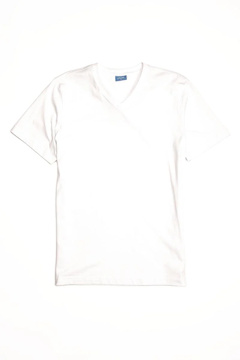 CityLab - Fitted T-Shirt, V Neck 0208V - Image 8