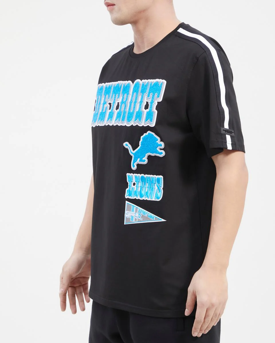 Pro Standard - Detroit Lions Retro Classic Sj Striped Tee - Image 3