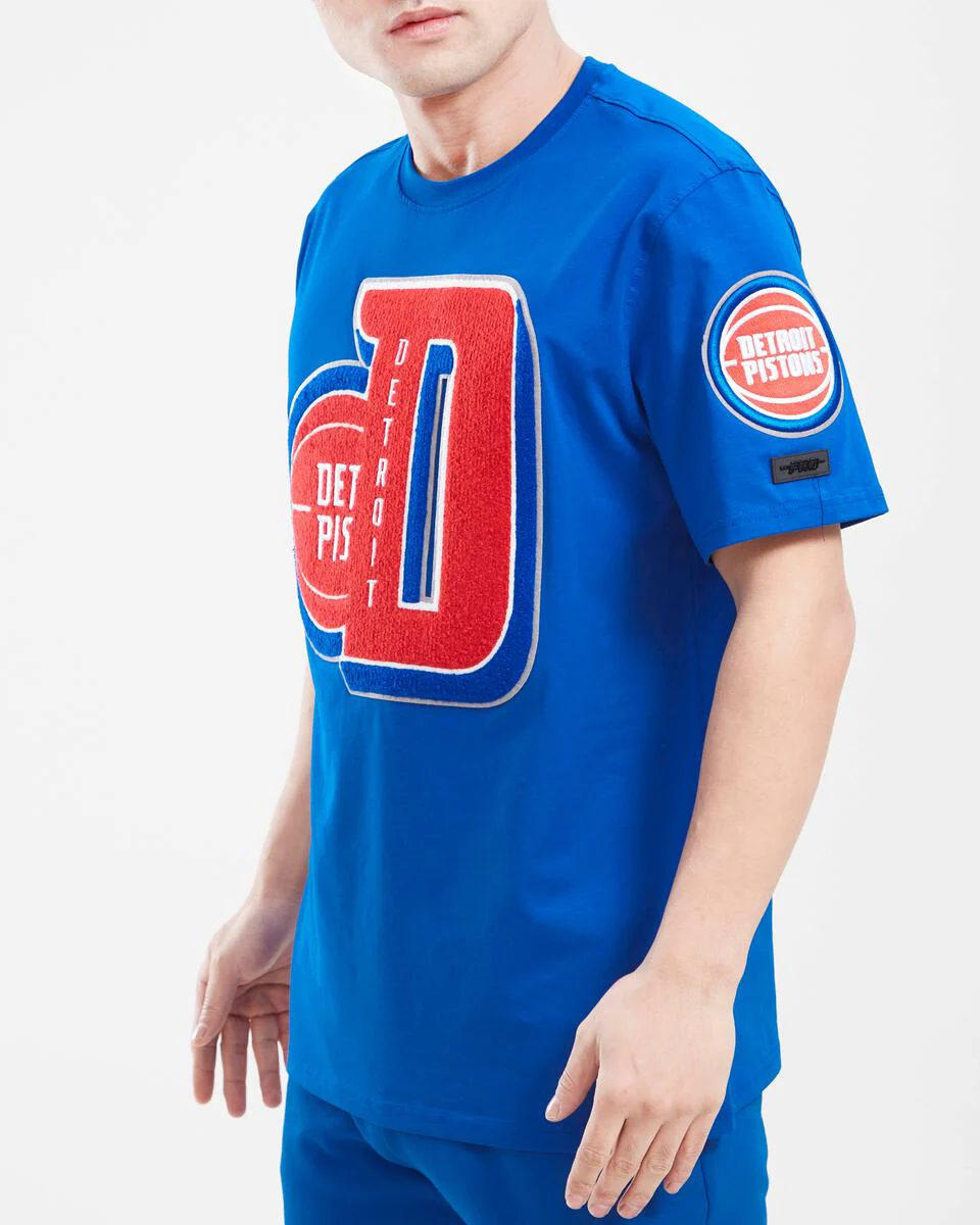 Pro Standard - Detroit Pistons Mash Up Logo Pro Team Shirt - Image 3