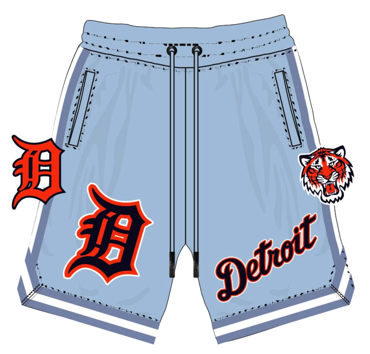 Pro Standard - Detroit Tigers Logo Pro Team Short - Image 5