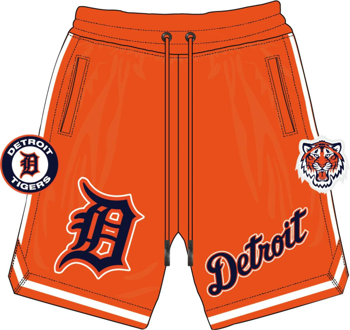 Pro Standard - Detroit Tigers Logo Pro Team Short - Image 7
