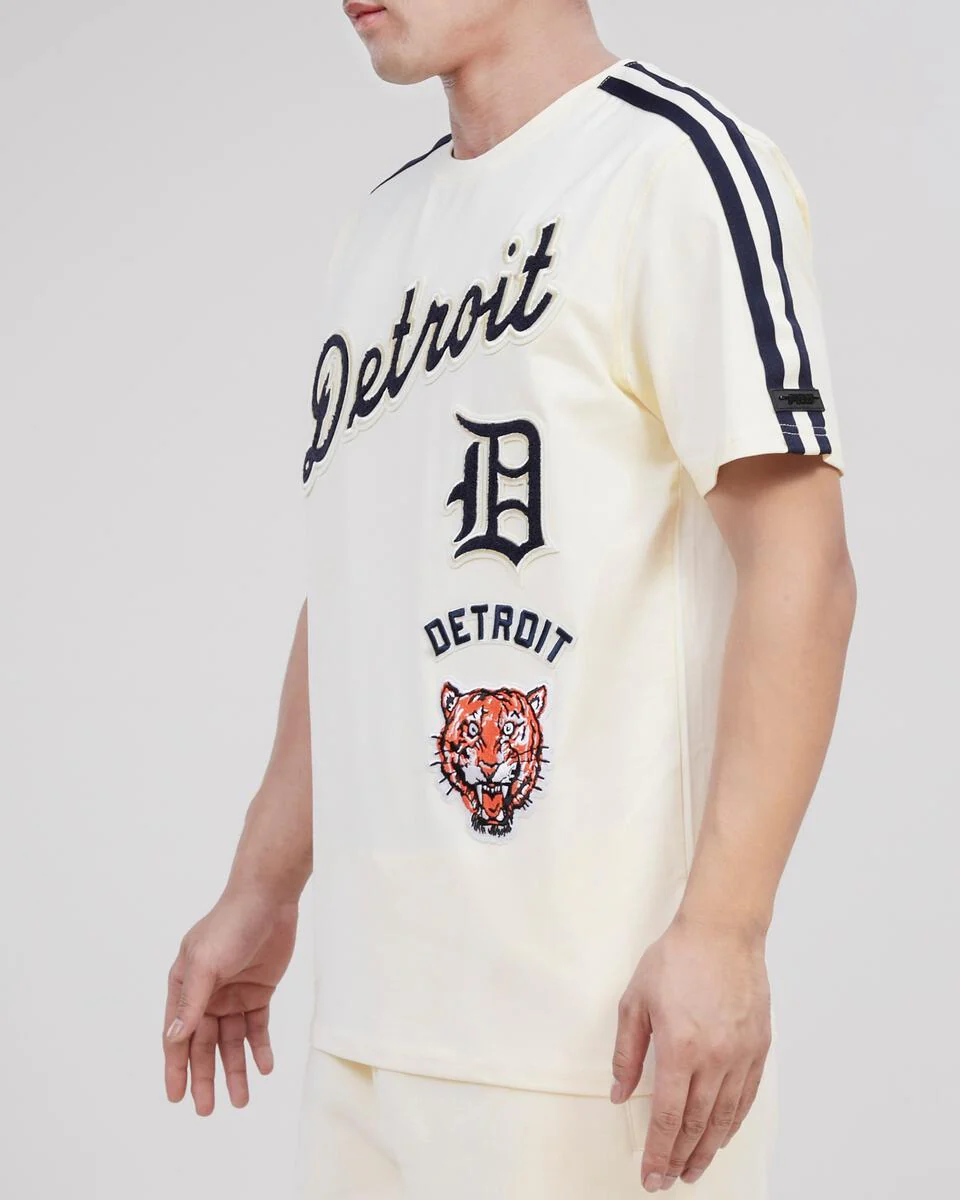 Pro Standard - Detroit Tigers Retro Classic Sj Striped Tee - Image 3