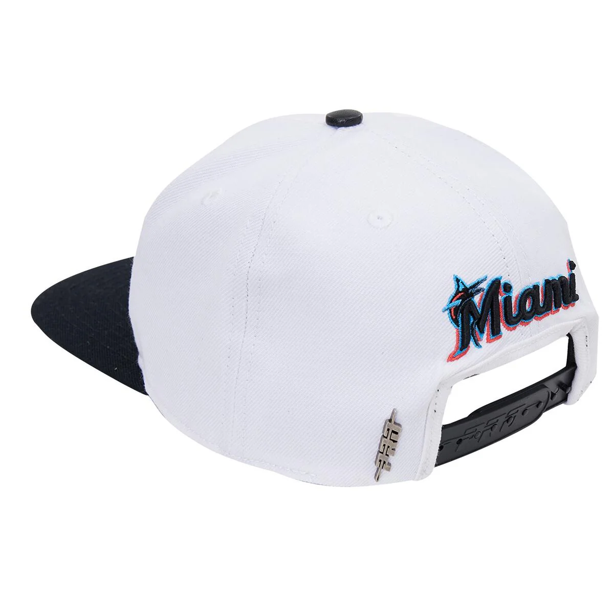 Pro Standard - Miami Marlins Logo Snapback Hat - Image 3
